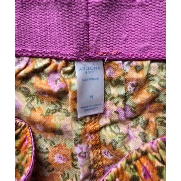 Arizona Body Sleepwear Womens Orange Peel Daisy short size M - Picture 5 of 7